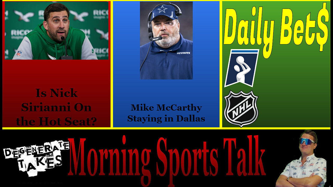 Morning Sports Talk: Head Coaching Carousel & Daily Bets