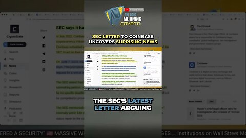 SEC Letter To Coinbase Uncovers Surprising News