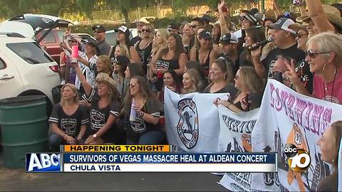 San Diego Route 91 survivors heal at Jason Aldean concert