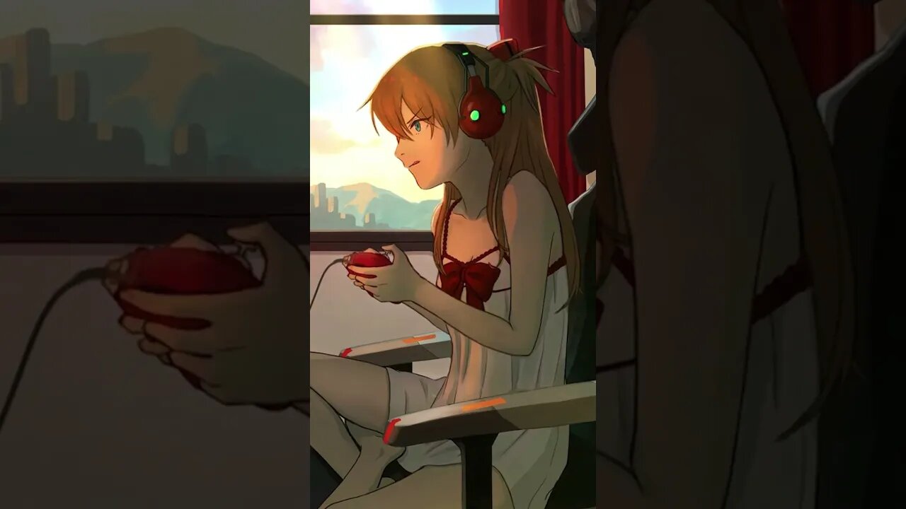 asuka langley sohryu playing video games mobile wallpaperwaifu com
