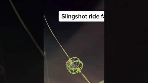 Slingshot ride fail 🤯😱