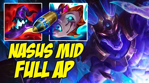 NASUS FULL AP NO MID VS CAITLYN DE SMITE? O QUE ACONTECEU NESSE JOGO?