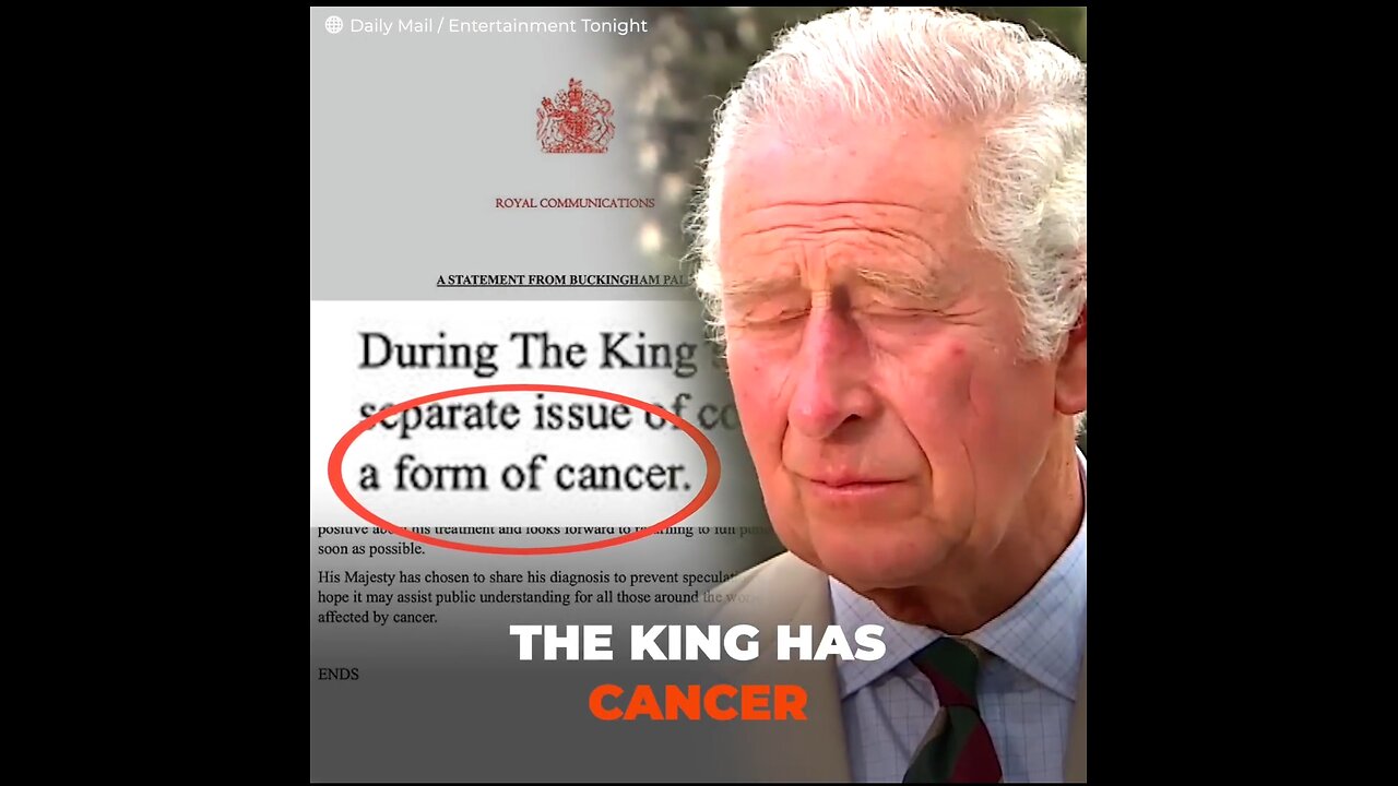 King Charles lll has Cancer