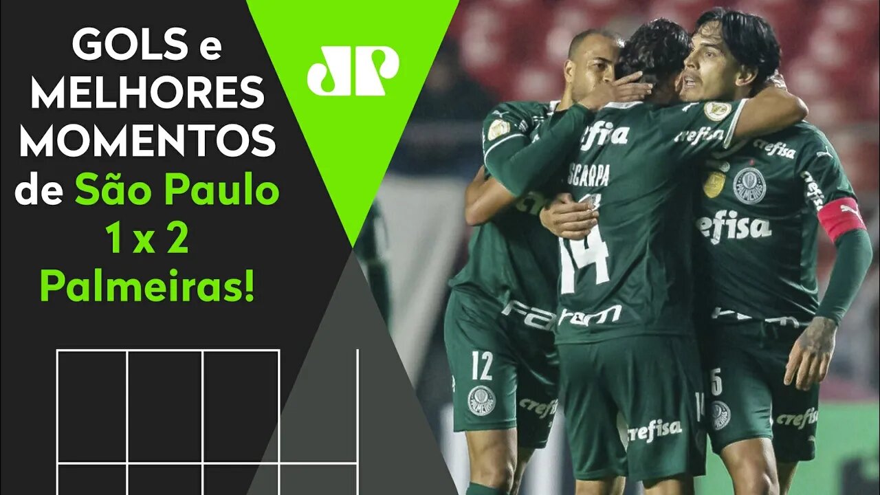 VIRADA ÉPICA NO FIM! SÃO PAULO 1 X 2 PALMEIRAS | MELHORES MOMENTOS | BRASILEIRÃO 2022