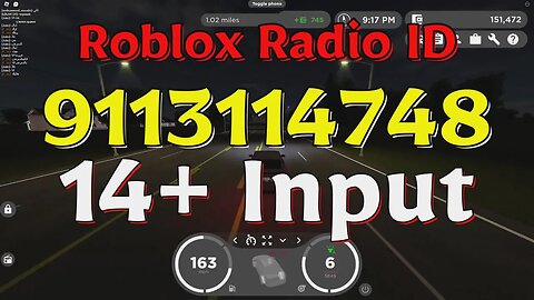 Input Roblox Radio Codes/IDs