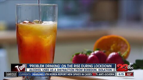 'Problem drinking' on the rise during the lockdown