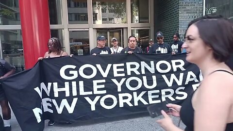 Rally mourning @GovKathyHochul Inaction on the Overdose Crisis Infront of Hochul NYC office 7/11/23