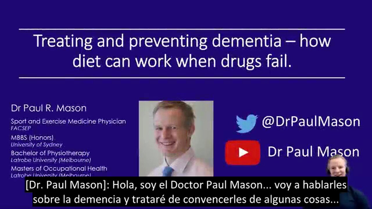 Tratamiento y prevención de la demencia, Dr Paul Mason