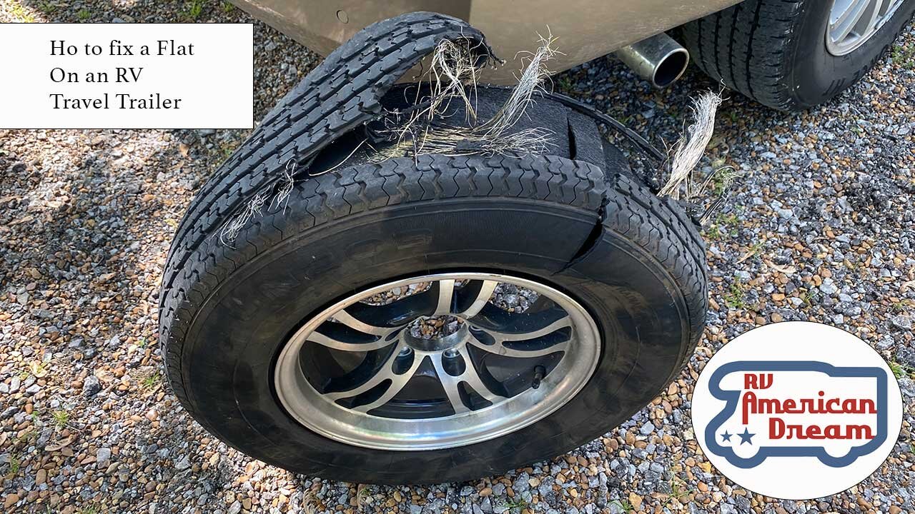 How to Change a Flat Tire on a Dual Axel Travel Trailer