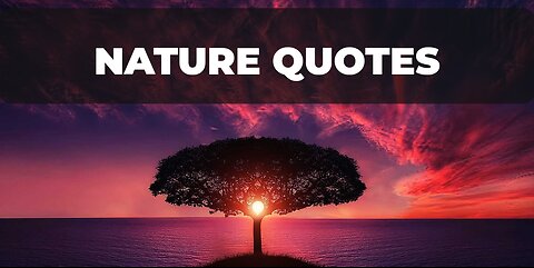 nature quotes