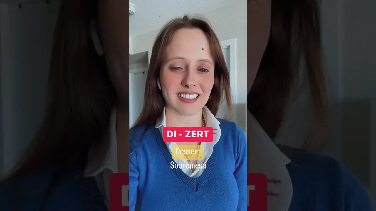 Como dizer "dessert" em inglês?