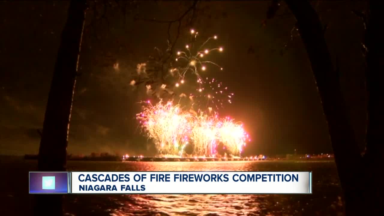 Cascades of Fire kicks of in Niagara Falls