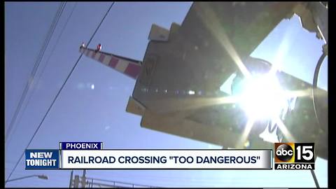 Dangerous railroad crossing in Phoenix to be shut down