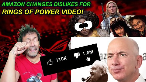 AMAZON Can't Hide the TRUE Dislikes For Their LOTR Video!