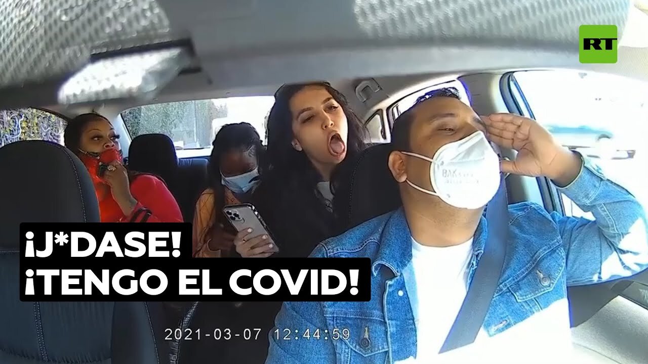 Two Uber users cough and assault a driver