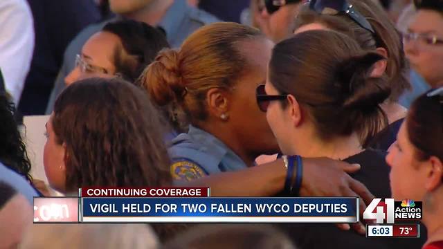 Fallen WyCo deputies memorialized at vigil