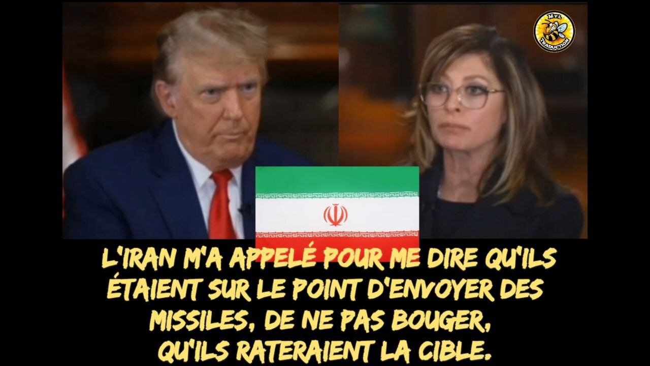 Le président Trump révèle que l’Iran l’a appelé.