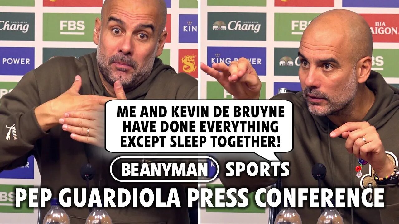 'We [De Bruyne] have done EVERYTHING except SLEEP together' | Leicester 0-1 Man City | Pep Guardiola