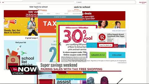 Pairing sales with tax free shopping