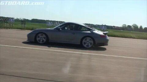 Toyota Supra "Silversupra" vs Ruf 996 Turbo R 650 200+ mph / 320+ km/h race and Carrera GT flyby!