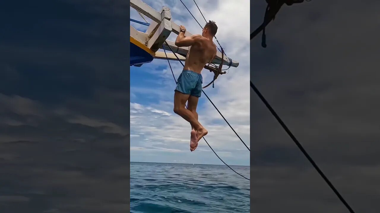 ⚓️ How Popeye Does Pull Ups ⚓️Full Video On My Channel #indonesia #komodo