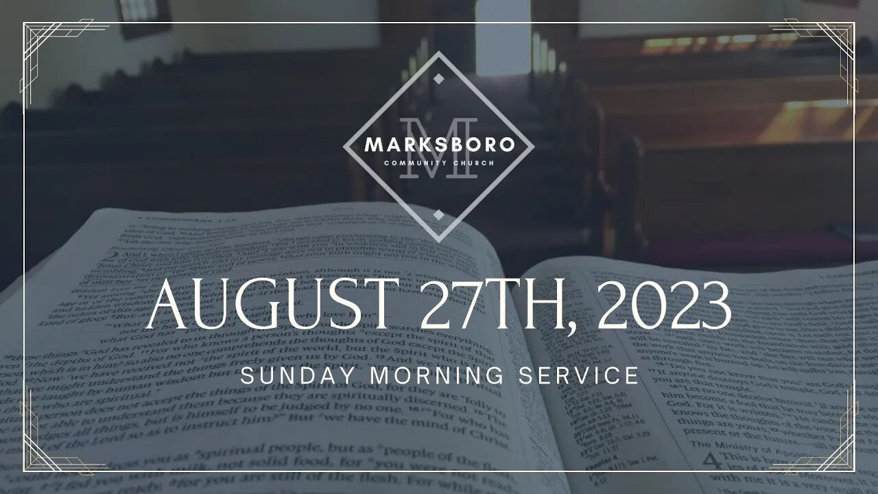 MCC Sunday Service August 27th