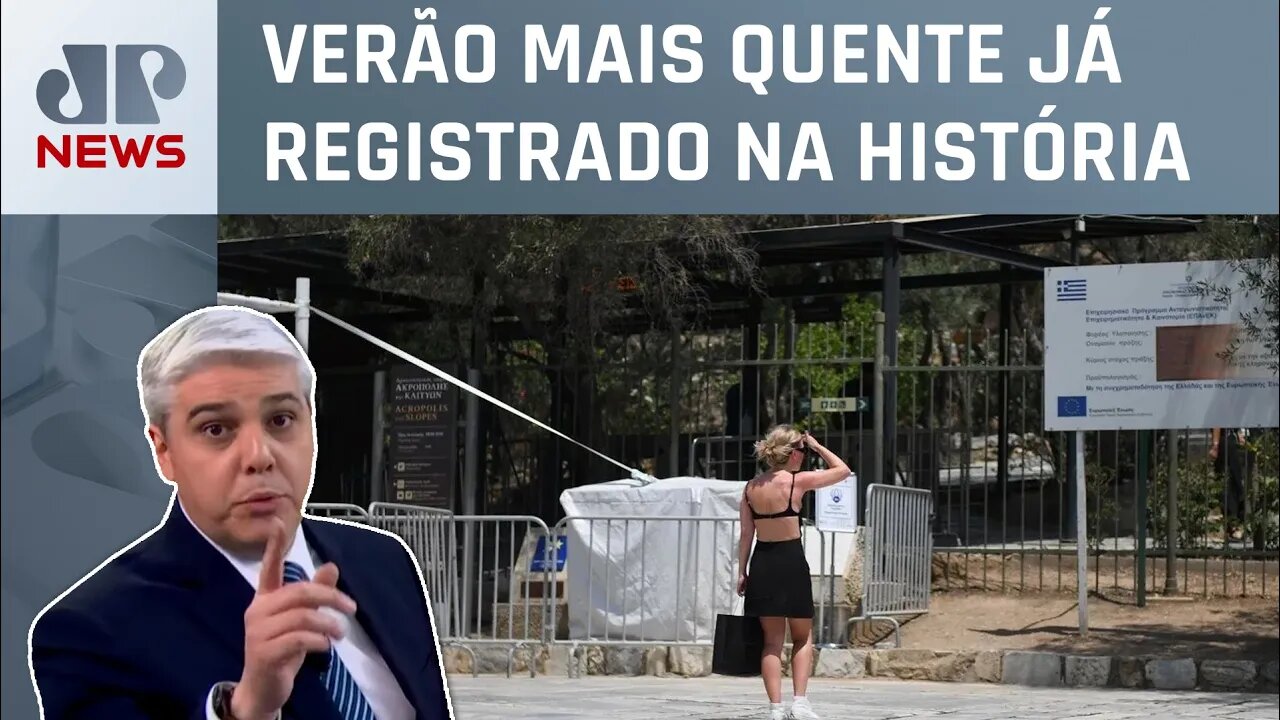 Atrações turísticas da Europa são fechadas devido ao forte calor; Marcelo Favalli explica