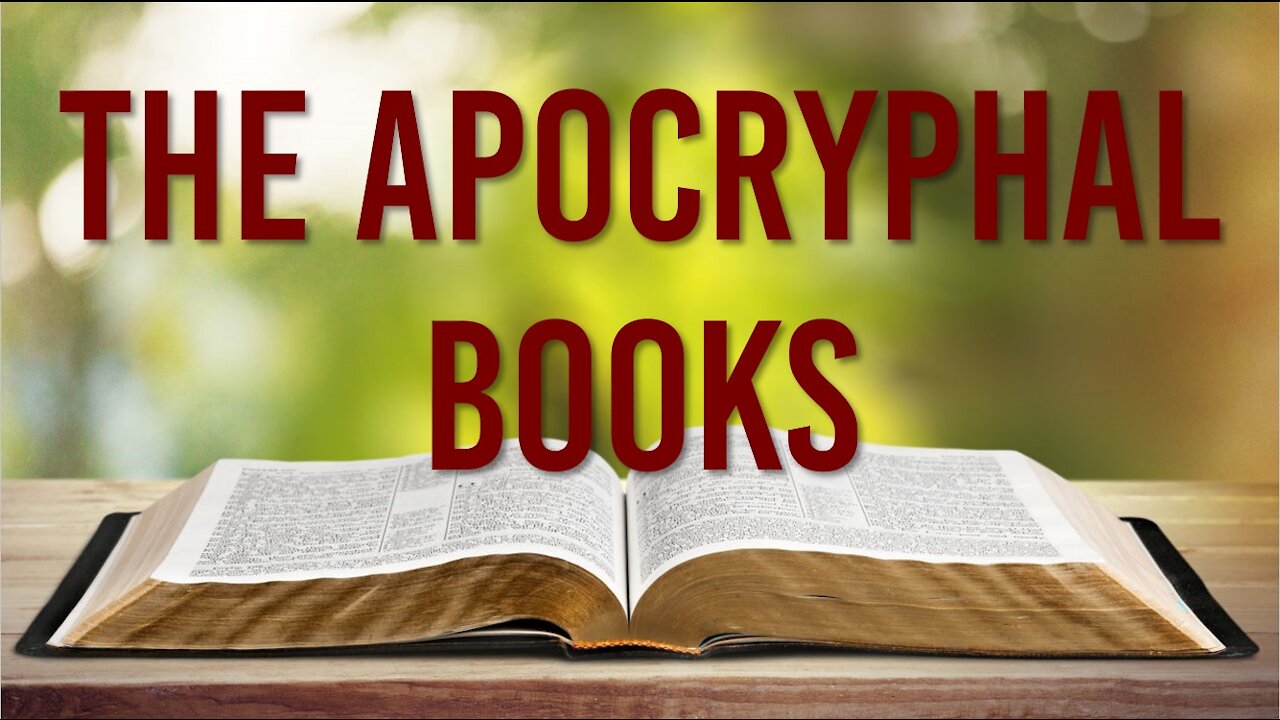 THE APOCRYPHAL BOOKS