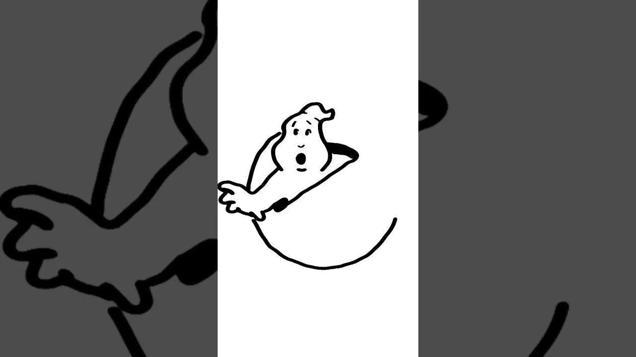 I Drew Ghostbusters Ghost! #ghostbusters #halloween #art