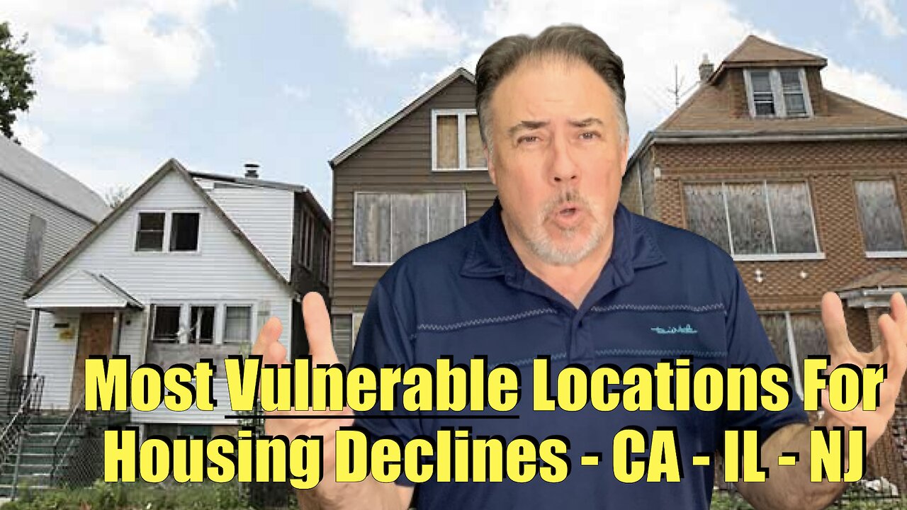 Most Vulnerable Locations for Housing Declines: Housing Bubble 2.0 - US Housing Crash