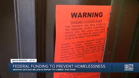 Federal funding to prevent homelessness