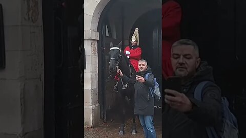 He holds the Reins #horseguardsparade
