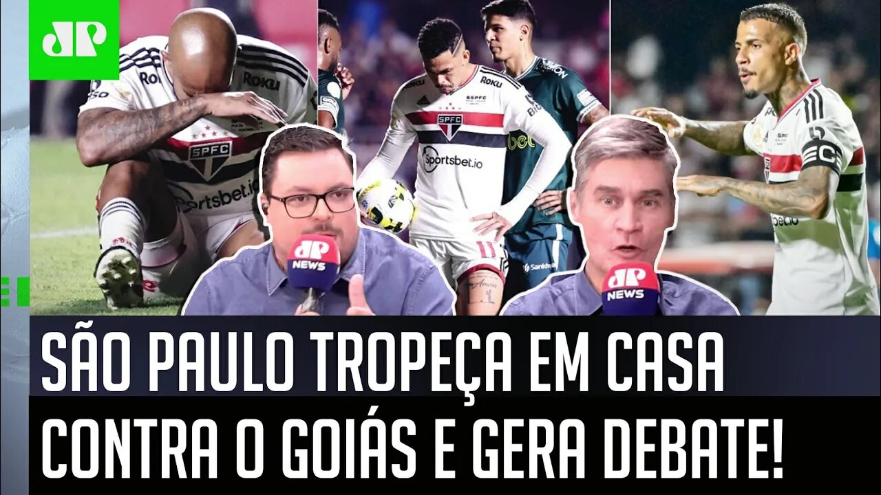 "EU FICO INCONFORMADO! Cara, o São Paulo NÃO..." SPFC TROPEÇA contra o Goiás e GERA DEBATE!