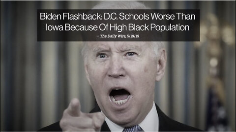 Racist Joe Biden