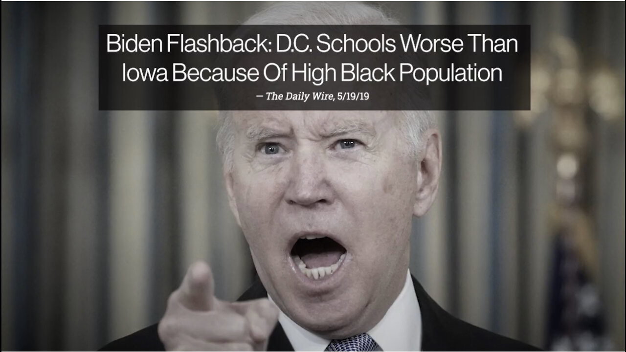 Racist Joe Biden