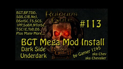 Let's Play Baldur's Gate Trilogy Mega Mod Part 113 - Dark Side