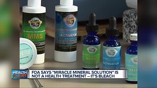 Ask Dr. Nandi: FDA warns consumers against drinking Mineral Miracle Solution, says it's 'the same as bleach'