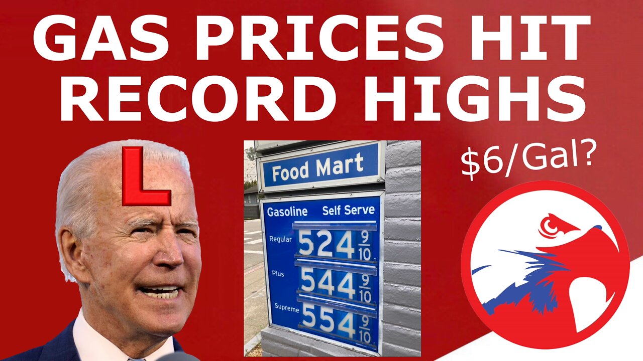 BIDEN'S GAS CRISIS! - Gas Prices Near RECORD Highs as Inflation Hits 7.9%