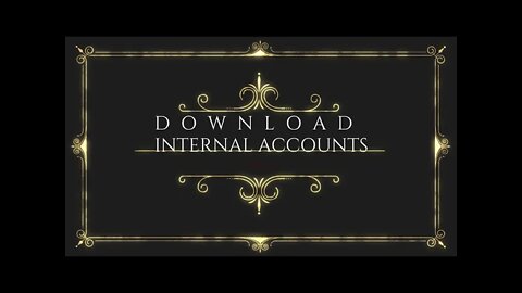 Download Internal Accounts - HO