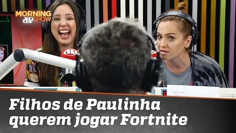 Fortnite: filhos de Paulinha querem jogar o FPS