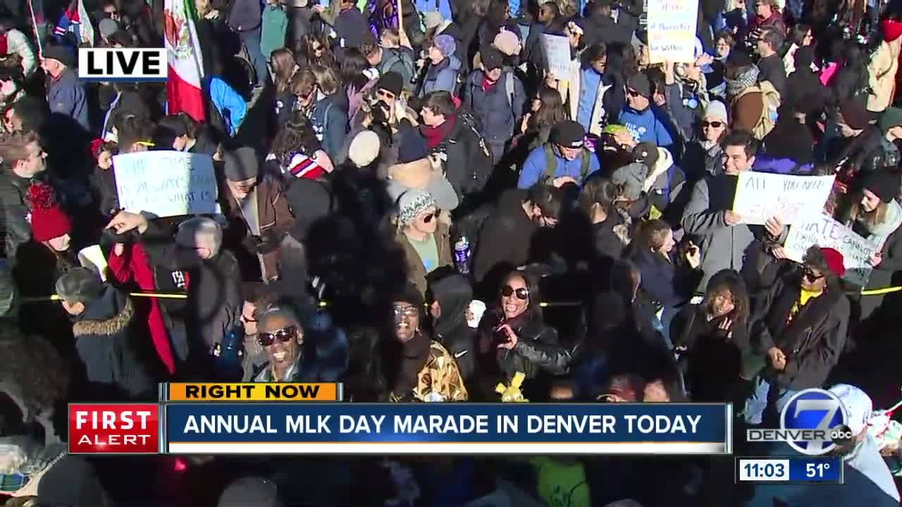 Annual MLK Day Marade held in Denver