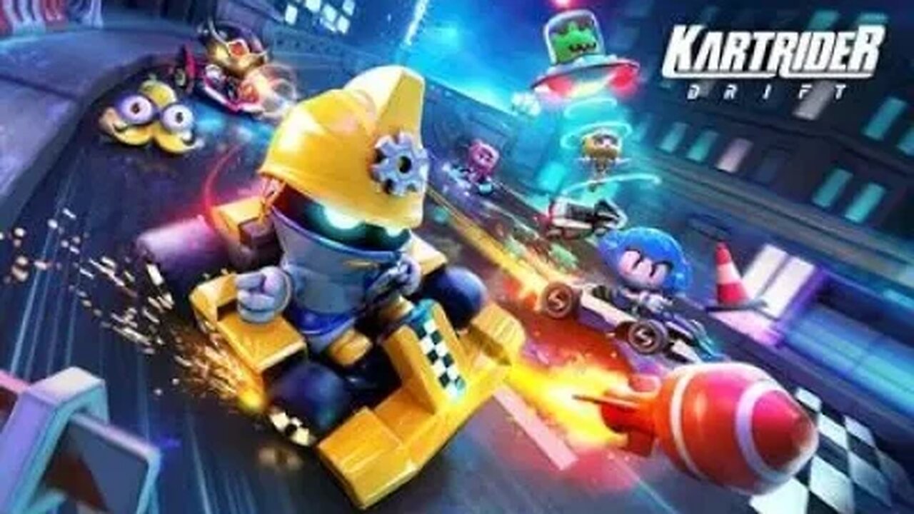 KARTRIDER DRIFT-UM GAMEPLAY DE UM GAME DE KART ELETRIIZANTE.