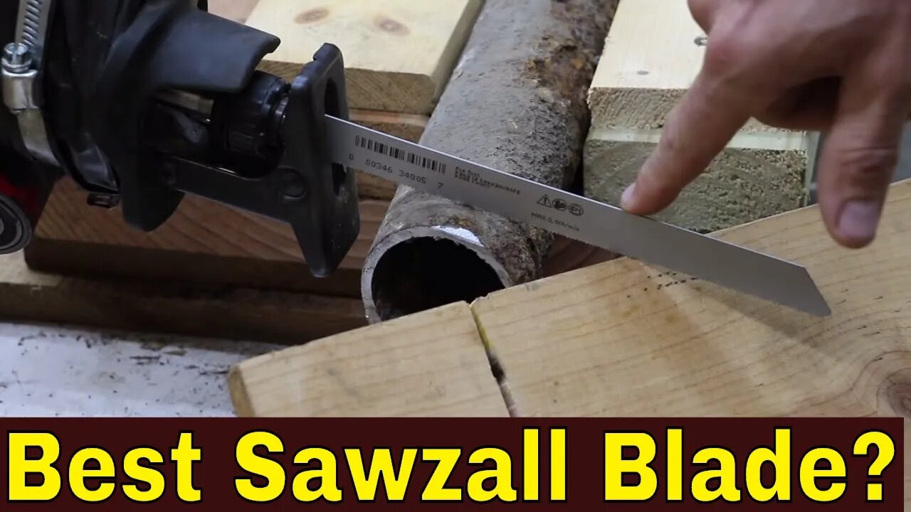 Which BiMetal Sawzall Blade Best? Let's find out! (Episode 1 of 4)