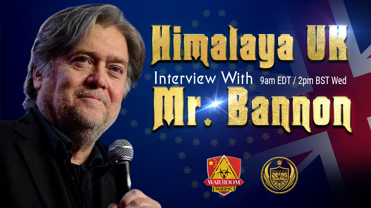 Weekly Interview with Mr. Bannon. 19th May, 2021