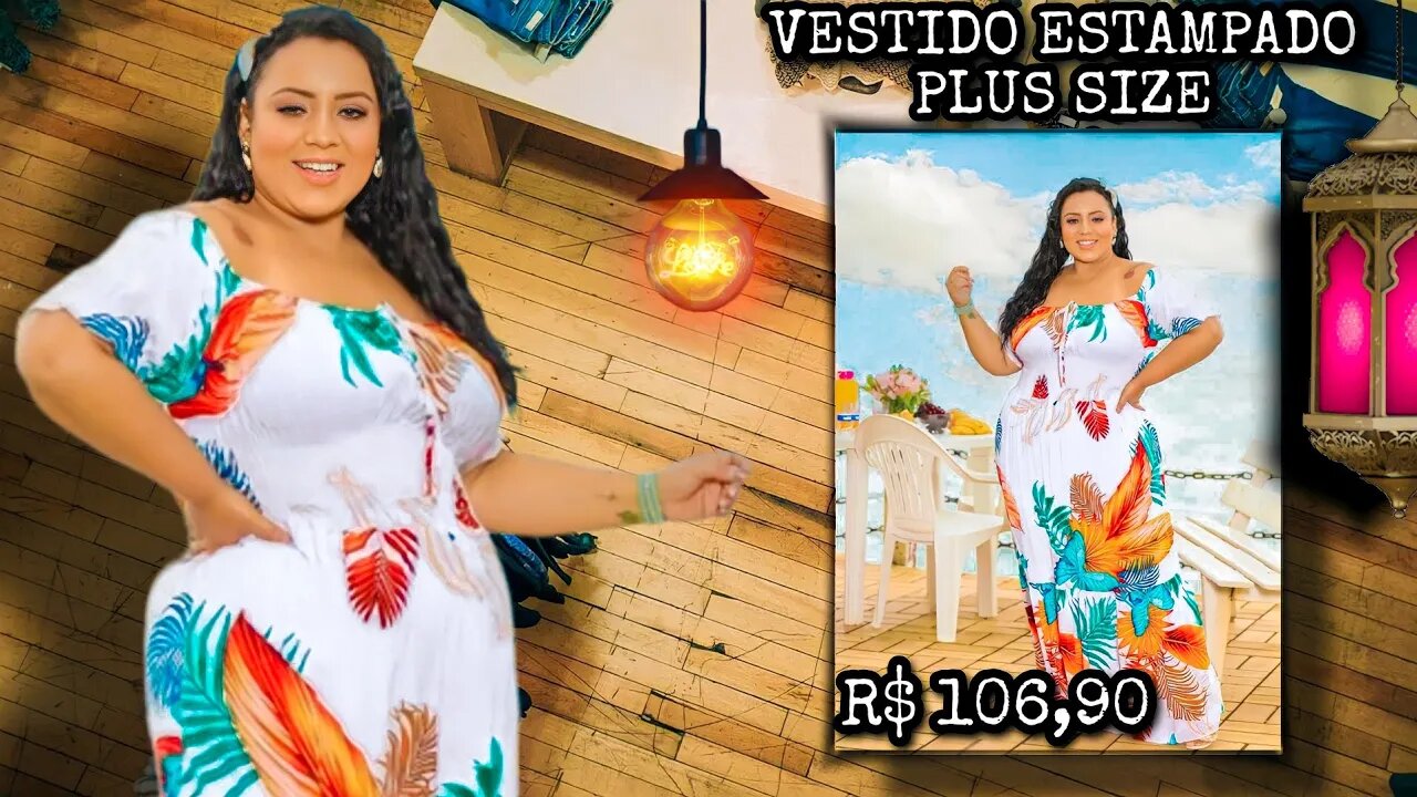 ✔️ VESTIDO CIGANINHA ESPERANDO PLUS SIZE