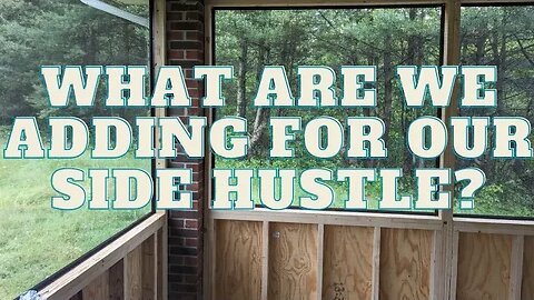 Creating new Opportunities for Side Hustles on the Homestead!