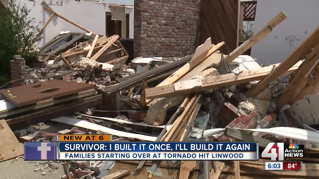 Linwood residents continue rebuilding lives after tornado