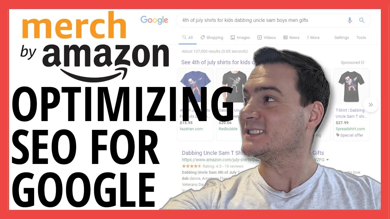 Amazon Merch SEO Optimization Tips For Google 🌐