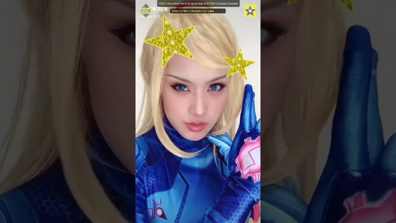 Rate the Girls: Best Zero Suit Samus Cosplay Costume - 1000 Likes TikTok Sexy Dance Contest 🔵🚀