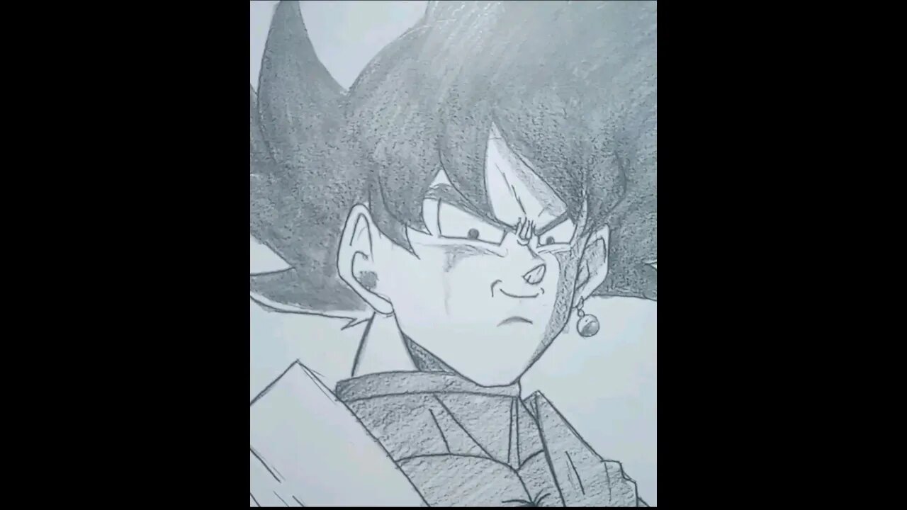 #Black #gokublack #dragonball #dbs #anime #drawing #draw #sketch #drawsketch #art #animeart #shorts